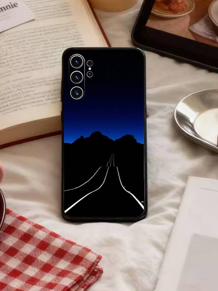 

Dark Space Astrology Mountain Phone Case For Samsung S26,S25,S24,S23,S22,S21,S20,Plus,Fe,Lite,Others Black Cover Samsung S20ULTRA5G