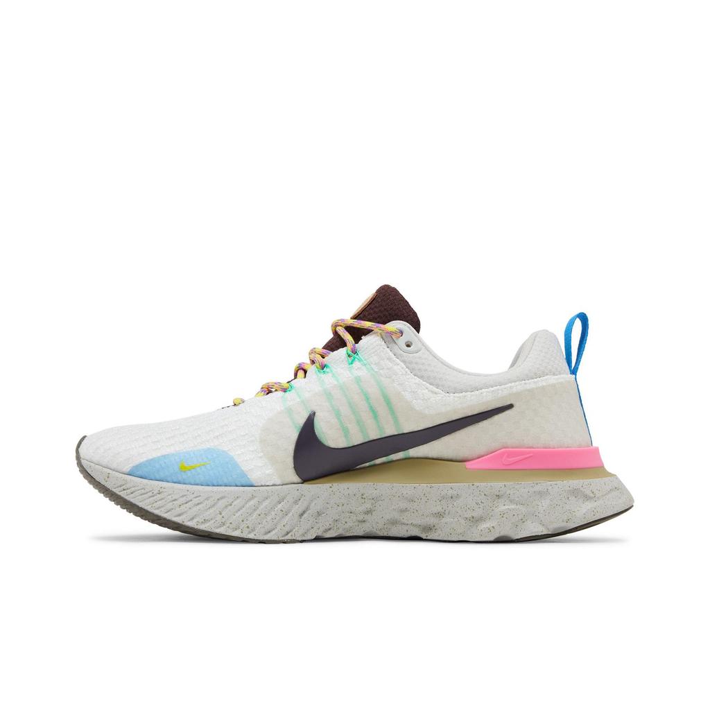 Nike React Infinity Run Flyknit 3 'Sail Pinksicle Earth' (Unisex) Sail / Light Bone / Pinksicle / Earth Running Shoes FJ7068 120