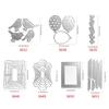 Ballon Vogel Metall Stanzformen DIY Basteln Kohlenstoffstahl Prägeschablone Schablone Scrapbooking für Karte Stanzformen Form