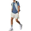 adidas T Shirts Men's Blue Crew Neck Moderate IS3741