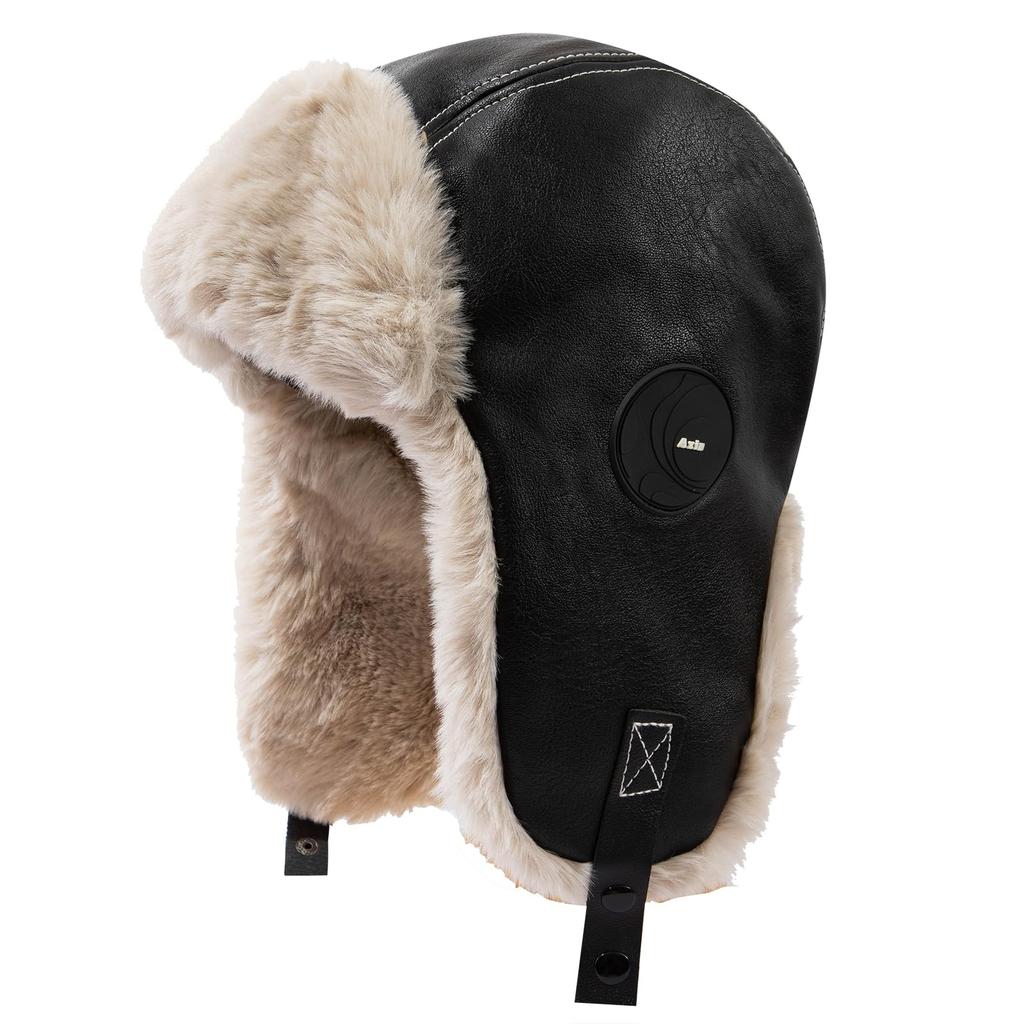 Clape Flight Cold Weather Pilot Cap with Ear Warm and Perfect for Outdoor Fall and and Hiking Cap, Thick, Waterproof, Flaps, Fluffy, Activities,