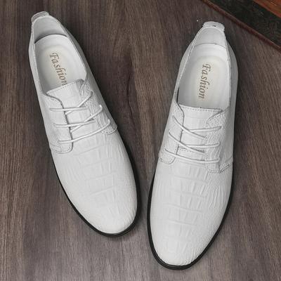 Krokodilmuster Herren Leder Oxford Schuhe Handgefertigt Weich Formell Kleidung Schuhe Outdoor Heißer Verkauf Männliche Business Schuhe Sneakers