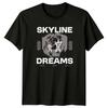 Skyline Dreams Chasing Higher Heights T-Shirt Motivational Streetwear