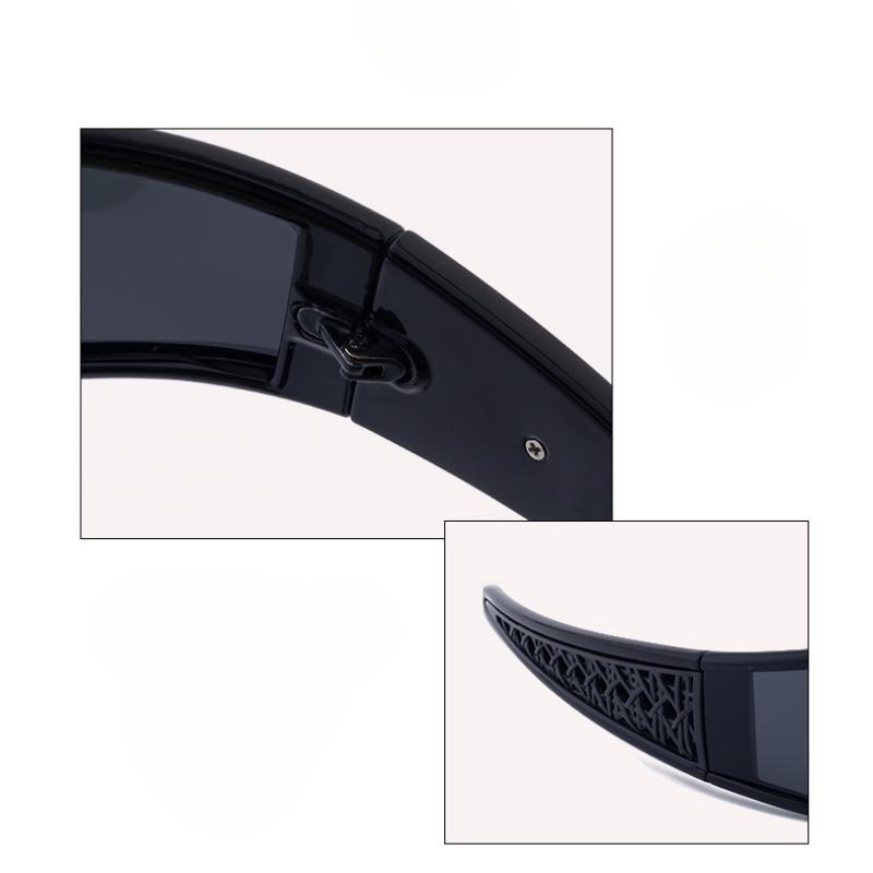 Non-polarized Fashion Square Headband 2-in-1 Sunglasses Women Men Outdoor Sport Eyeglasses