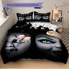3pcs Bride of Chucky Printed Duvet Cover Set (1 * Cover+2 * Pillowcase, Without Core), Suitable for Home Bedroom, Guest Room, Dormitory Decoratio