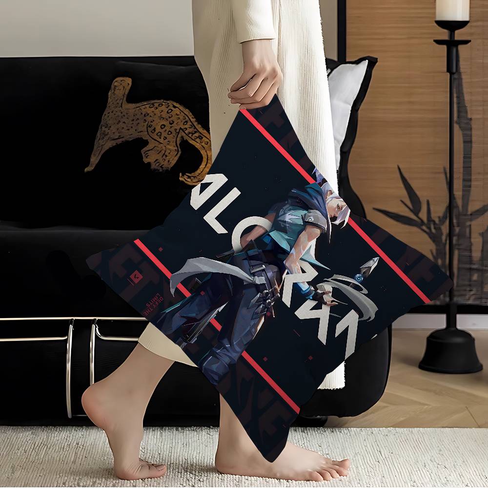 Hot Games V-Valorants Pillow Cover Design Cushion Cover Decor Holiday Decorati