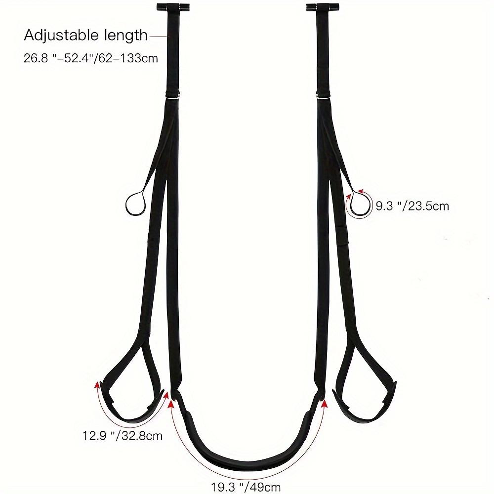 1 Piece Intimate Doorway Sex Swing - Stimulating Bondage Love Sling for Couples with Padded Soft Straps for Comfortable Positioning Aid