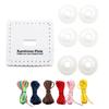 Disco per Treccia Quadrato Rotondo Filo per Perline Kumihimo Disco Piatto per Treccia Stampa Fai da Te Strumenti per Cucito Strumenti per Artigianato