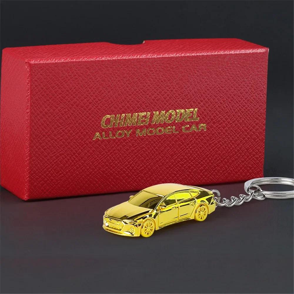 

GTR-R34 RS7 Car Model Toy Car Chain Die-cast Metal Keychain Electroplated Painted Keychain Boys Friend s Gift 1:64 Scale