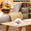 Bird Heater For Cage Plush Nest Cave Parrot House For Lovebird Conure Canary Bunny Guinea Chinchilla Parakeet Cockatiel