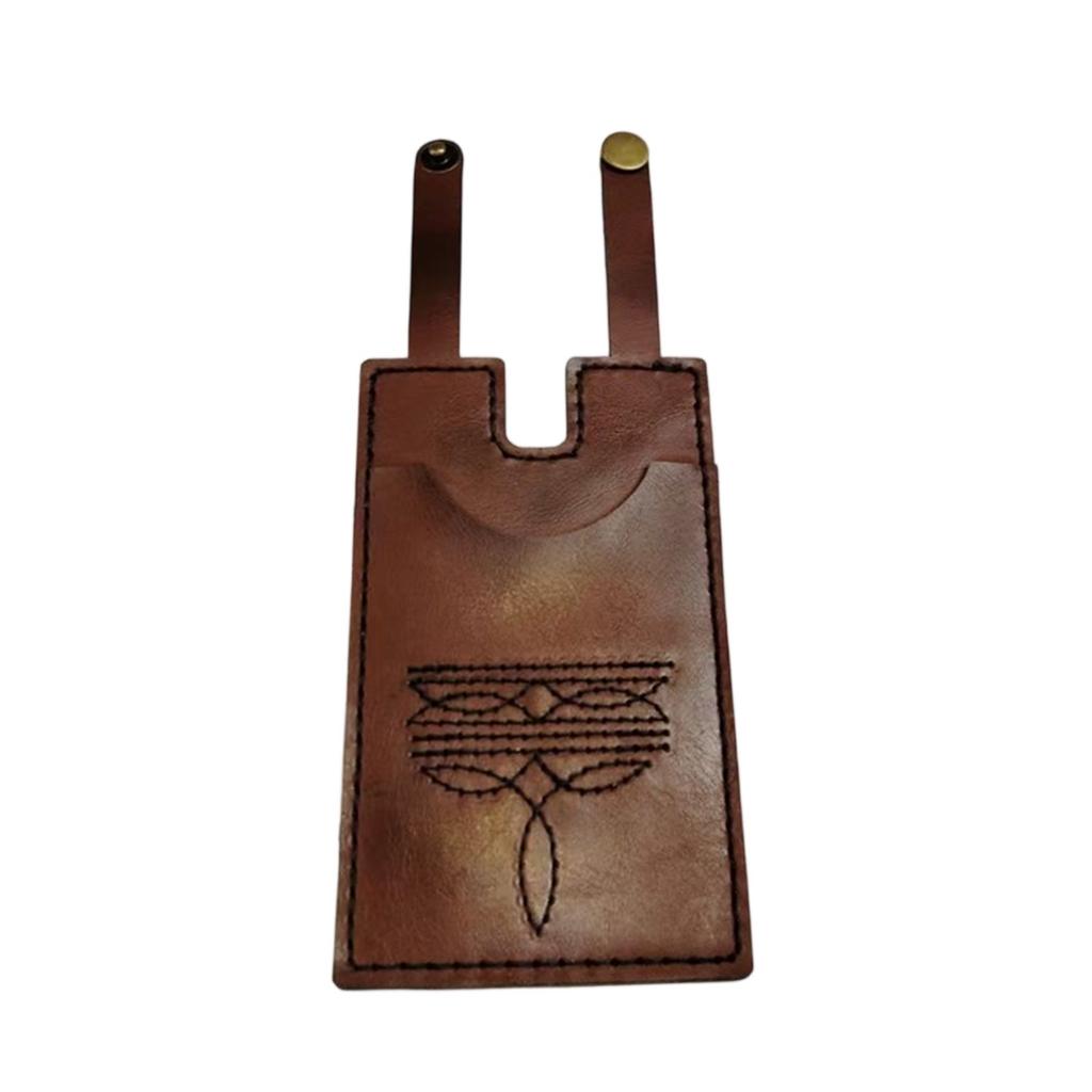 Western Boot Wallet With Strap, Fashion Leather Wallet,Slim Cowboy Billfold For Men Women