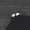 Glanzende Titanium Stalen Gepersonaliseerde Ring voor Mannen - Kleurvast, Trendy, Eenvoudige Mode Sieraden voor de Wijsvinger