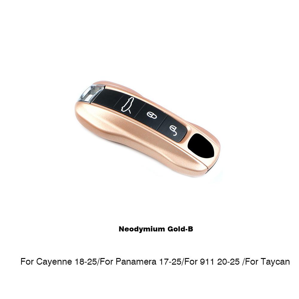 For Porsche Panamera Cayenne Macan 718 Cayman Boxster 911 Taycan Car 92 Personalized Key Case Protective Shell Remote Fob Cover