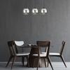 Suspension décorative 3xE27 23W – Verre fumé