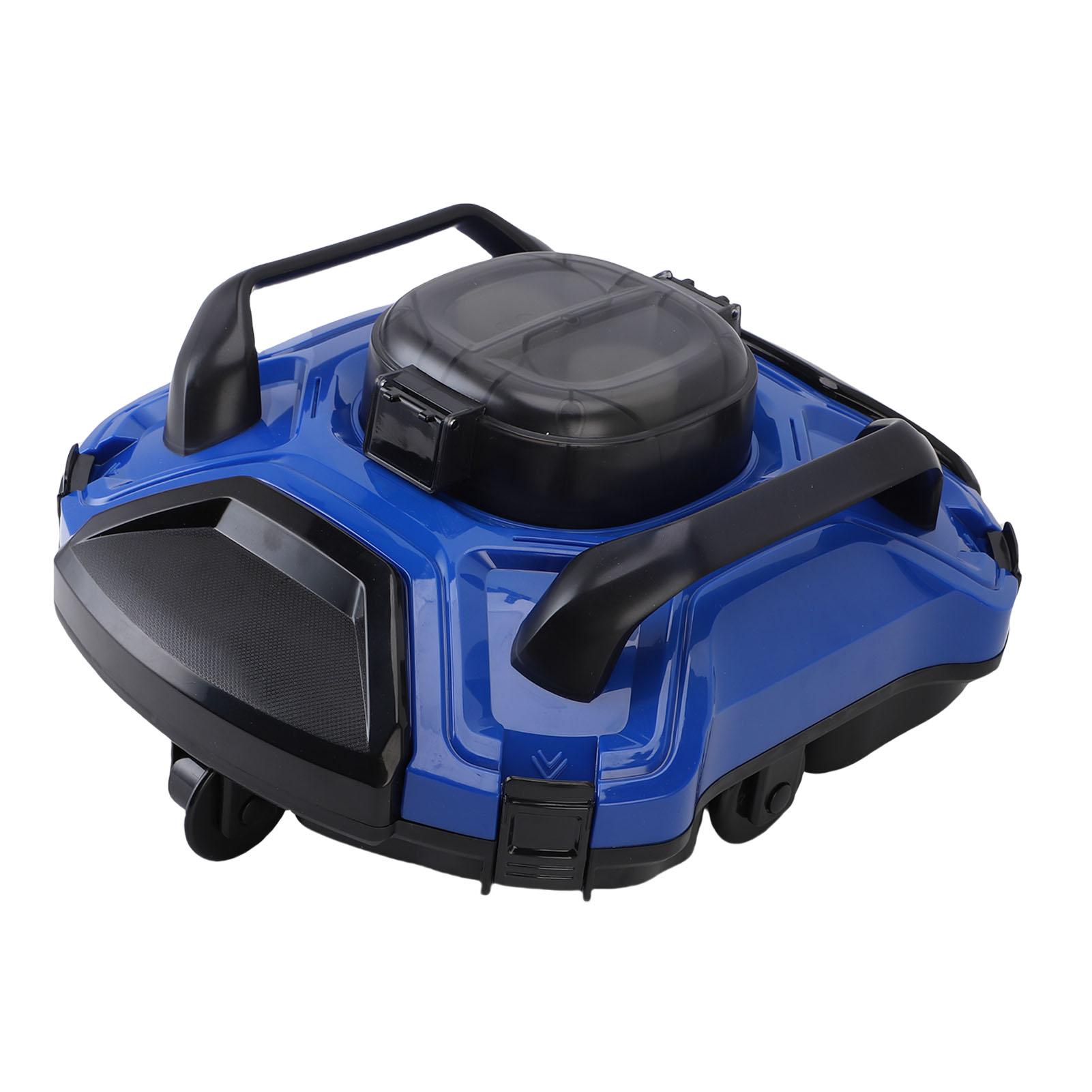 

Беспроводной роботизированный очиститель бассейна IPX8 Пылесос для бассейна Самопарковка Аккумулятор 5000 мАч Мощное всасывание для плоских бассейнов Вилка США