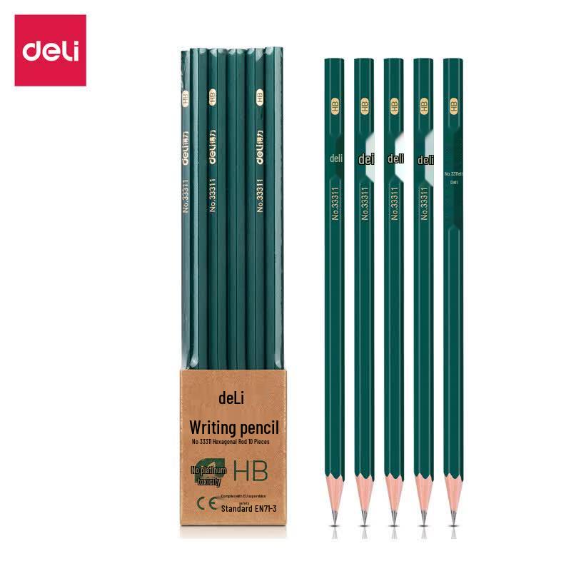 Deli Classic Green HB Student Pencils