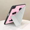 Black Cat Holder Cover Tablet Case For iPad Air 4 5 M3 M2 1 2 M4 11inch Pro 11th 10th 9th 8th 7th 12.9inch Mini 6 7 Pro 2025