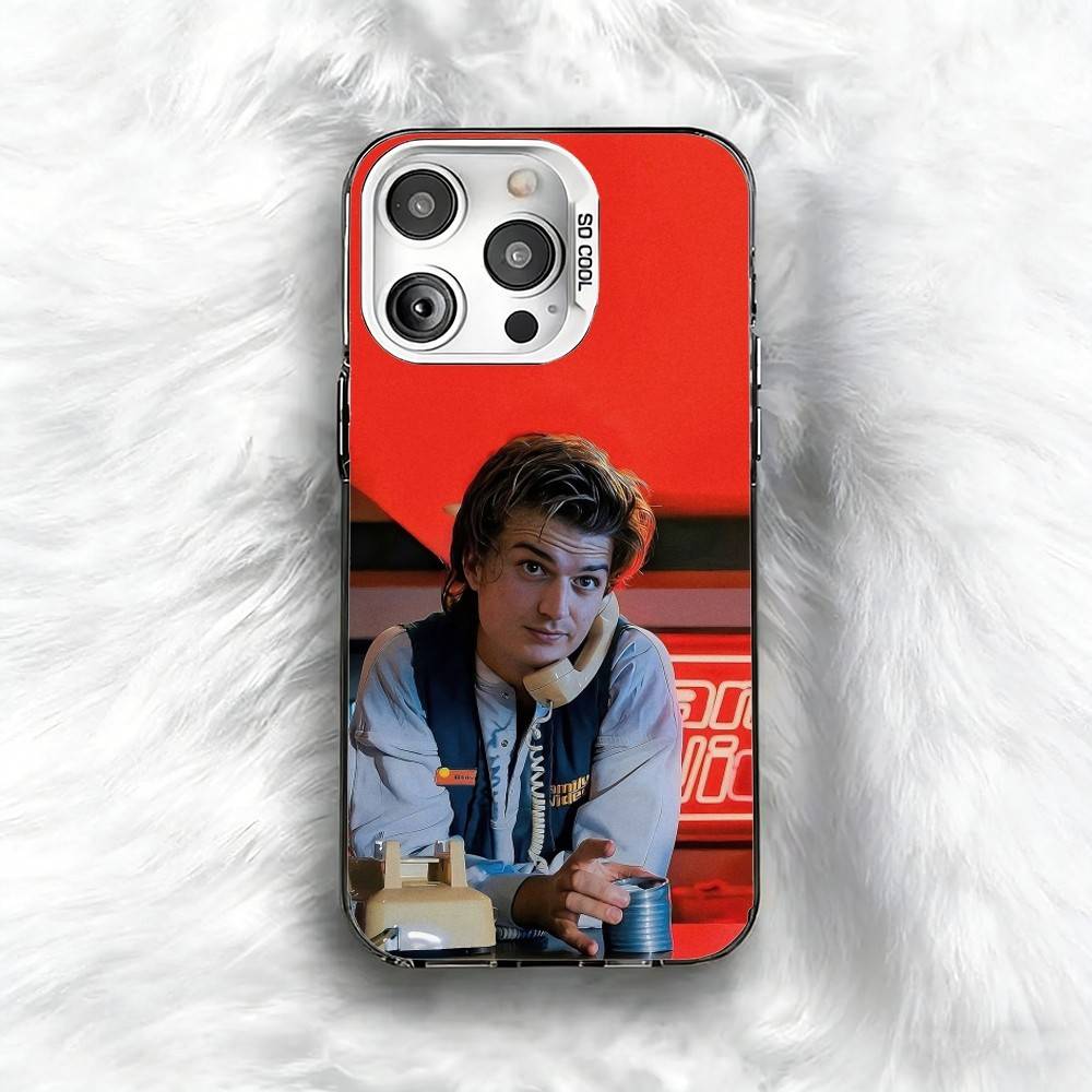 S-Steve H-Harrington   Phone Case For iPhone 16 17 15 14 12 13 Pro Max Black Color Shockproof Cover