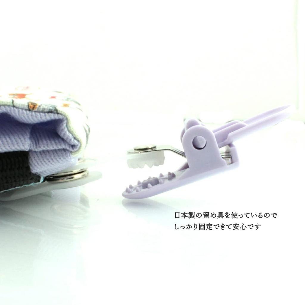 Shop Handmade Japanese Travel with Simple Design for Small Flower and Cherry Design [Jewelry M] Pocket/Pouch Clip, Kids,