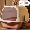 Extra Large Enclosed Cat Litter Box with Deodorant and Anti-Splash Design