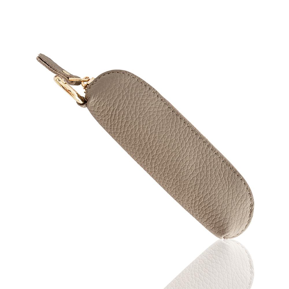 Handmade Japanese Style Leather Coin Pouch with Keychain Wallet for Women Mini Jewelry Money Key Earphone Organizer Bag Purse