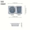 50pcs Collapsible Double Compartment Food Containers - Portable Kitchen&Picnic Essentials, Mini Fruit Tray, Transparent Storage