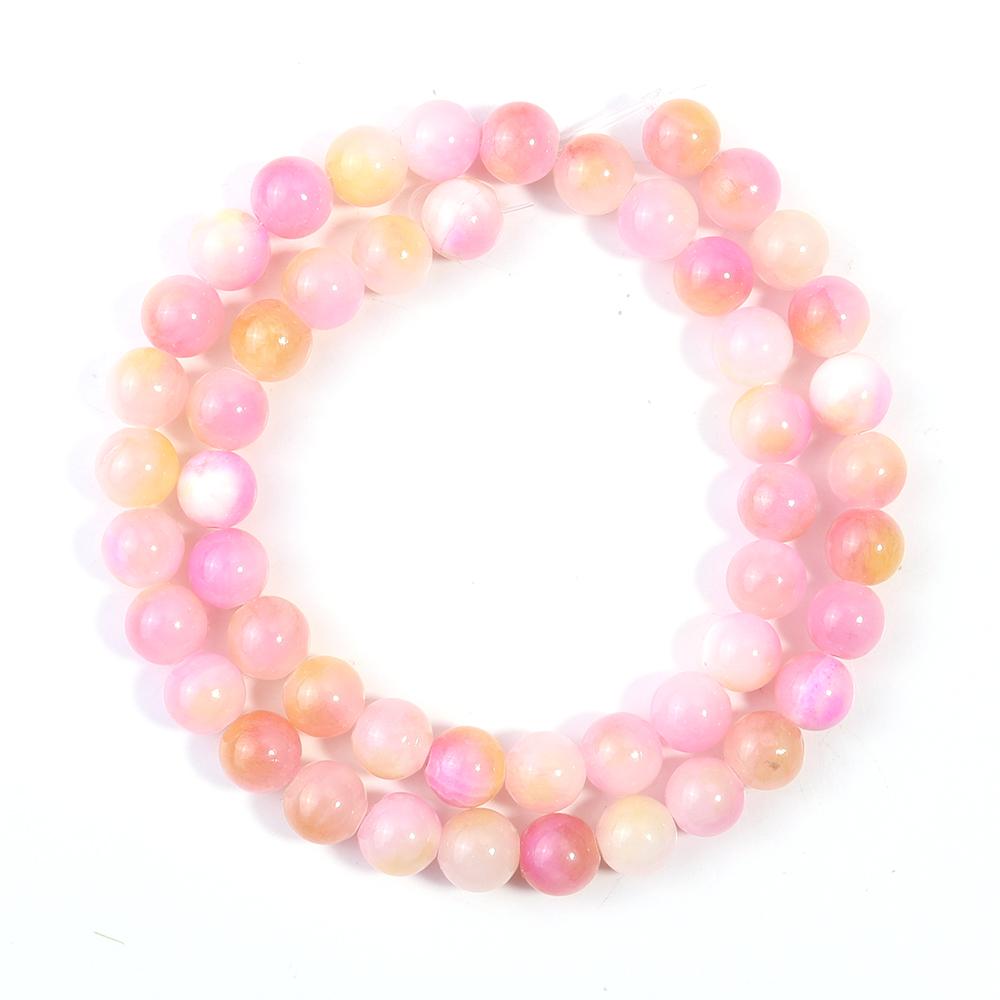 34-90pcs 4-12mm Persian Jade Stone Beads Natural Stone Loose Spacer Beads For Jewelry Making DIY Bracelet Necklace Accessories