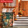 2D Flat, 2D Flat Thanksgiving Navigation Pumpkin Lantern Garden Flag_1 (2)- Outdoor Garden Flag Double-sided Home Decoration Courtyard Decoration Outd