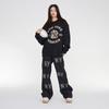 MLB Sweatshirts Unisex Black Crew Neck Moderate Regular 3AMTV1034-50BKS