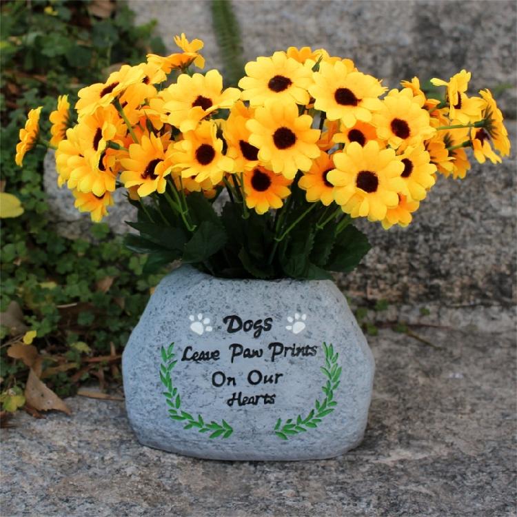 Fashionable Pet Memory Plant Hold Commemorative Flower Hold Resins for Outdoor