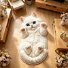 Non-Slip Cat-Shaped Area Rug Anti-fouling Cartoon Carpet Soft Home Decor Carpet  Living Rooms
