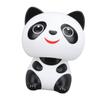 Solar Powered Nodding Panda Figurine ABS Light Sensing Cute Smiling Panda Car Dashboard Ornament for