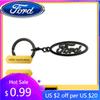 New 2026 Car Sticker For Ford Car Key Rings Buckle Keychain Pendent for Mondeo Fusion Focus Fiesta Kuga Edge Transit Ecosport Ke