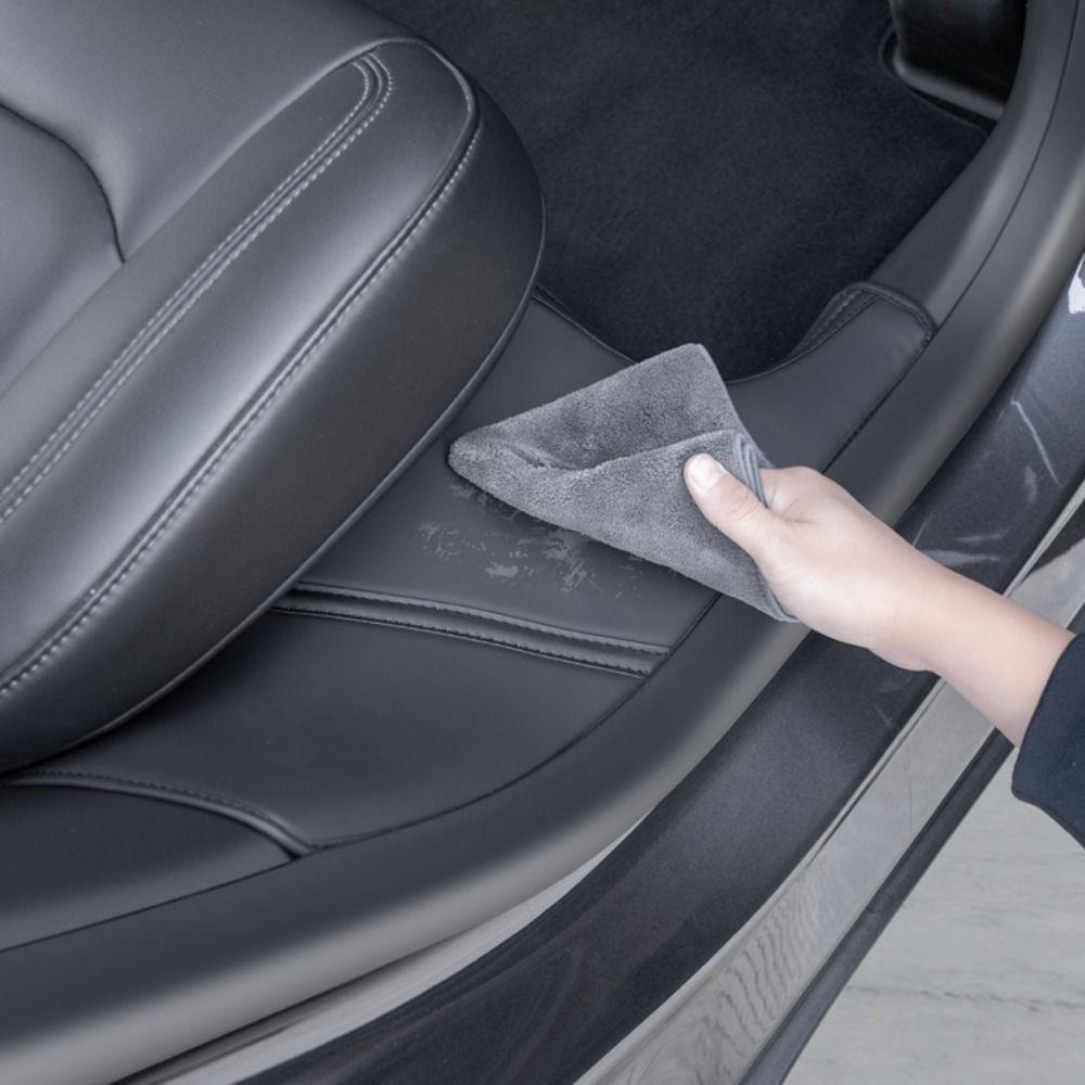 2Pcs Protector Suede Protective Pad Protection Strip for Tesla Model Y Modification Accessories