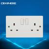86 Type UK Standard Square Bakelite Wall Socket with Switch, 13A British Three-Pin