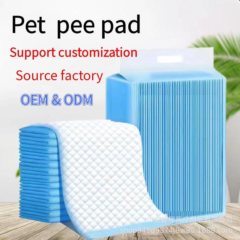 Golden Retriever Thickened Training Pee Pads - Disposable Dog Diapers for Pet Urine Control