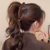 Vintage Leopard Print Banana Hairpin Ponytail Twist-up Clip for Displaying Hair Volume At The Back of The Head - Clip