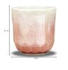 Stilvolle Kutani-Ware Teetasse mit silberner Glasur, rosa, perfekt zum Feiern Ihres 60. Geburtstags. Hergestellt in Japan.