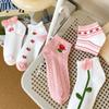 Japanese Boat Socks Soft Casual Socks Sweet Women's Boat Socks  Female