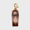 Trucker Belt Keyring Brown