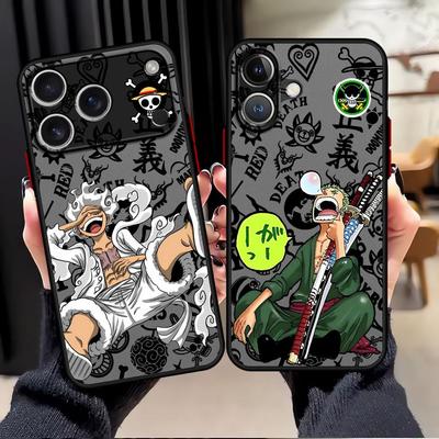 One Pieces Anime Case for iPhone 17 Pro Max 14 16 Plus 13 Mini 7 8 SE 12 15 11 XS XR Air Funda Back Phone Cover