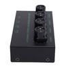 4 Channel Headphone Amplifier USB Power Supply Port Knob Volume Adjustment Stereo Headphone Amplifier