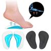 1 Pair Arch Support Insoles Correct Position Shoe Insoles Breathable Skin-Friendly Adhesive Foot Pads for Plantar Fasciitis Flat Feet Relief