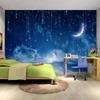 Tapet Tapet Decor Peisaj Stereo 3d Fundal Dormitor Copii Cerul Nopții Albastru