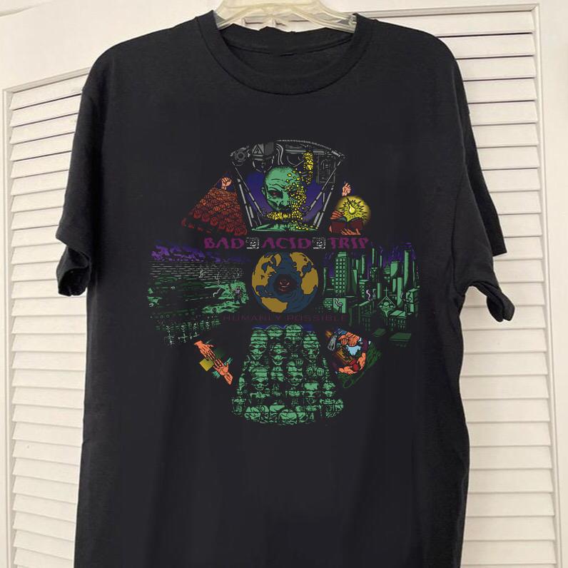 

rARE Bad Acid Trip - Worship of Fear Black Color Shirt Unisex BL445 Unisex T-Shirt XXXL
