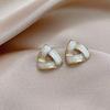 Earrings 2025: Trendy Round Face-Slimming Minimalist Studs - Versatile Korean Style for Influencers
