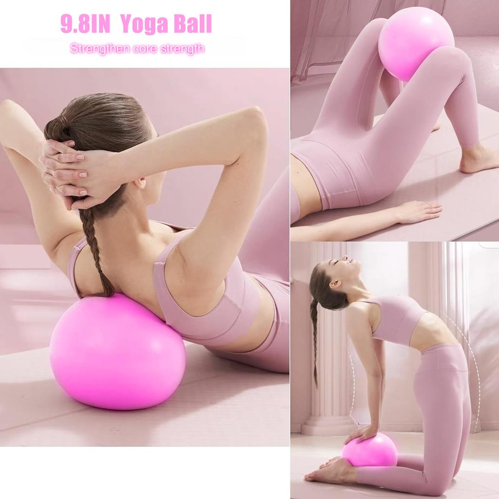 New Pilates Ball And Ring Set With Resistance Band For Pregnancy Postpartum Workout Fitness Equipment