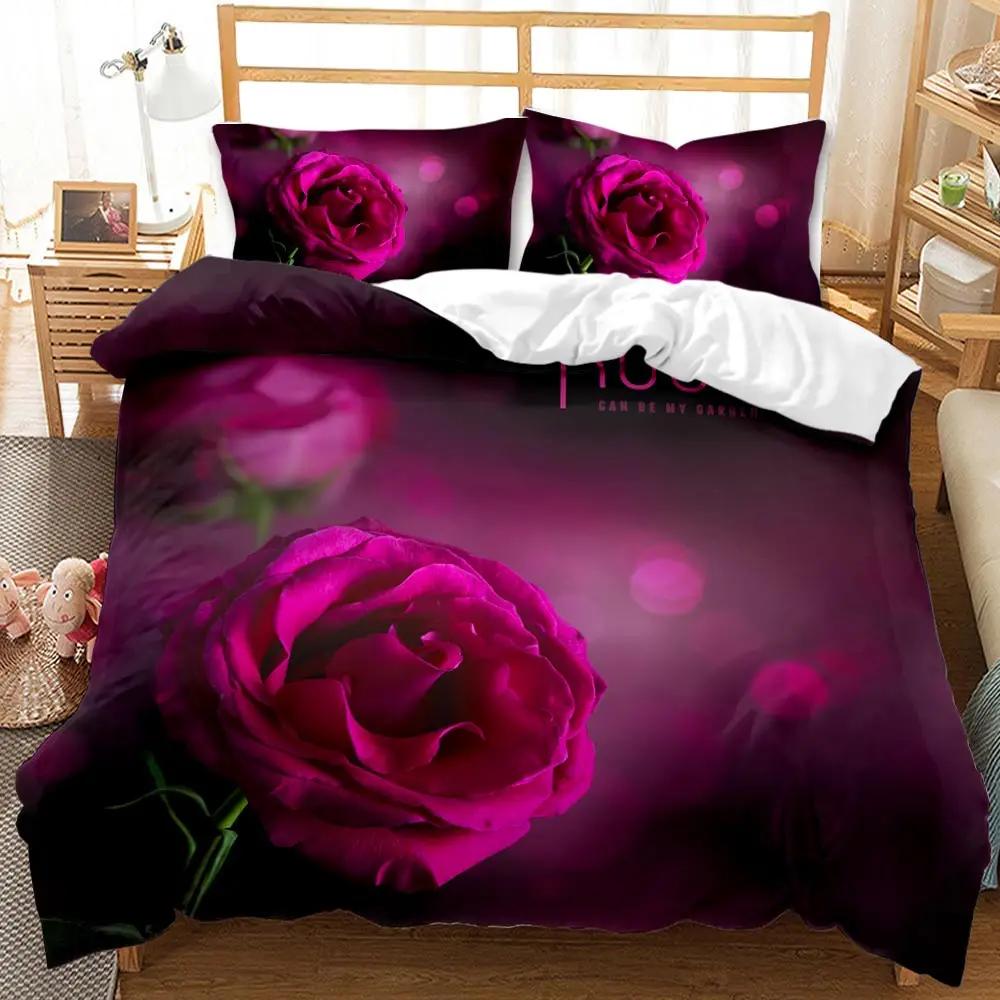 Chrysanthemum Duvet Cover Blooming Floral Branches Botanical Natural Bedding Set Flower Queen King Size Polyester Qulit Cover