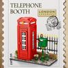 1707Pcs British Telephone Booth Building Blocks Set With Lights, Model Assembly, Desktop Ornament, Diy Toy, Birthday Gift