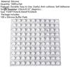 Door Pad 100Pcs Buffer Transparent Anti-collision Silicone Feet Bumper Self-Adhesive Noise Elimination for